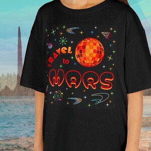 Kids Space Adventure Tee: Stars, Mars & UFOs - Science Lover Gift