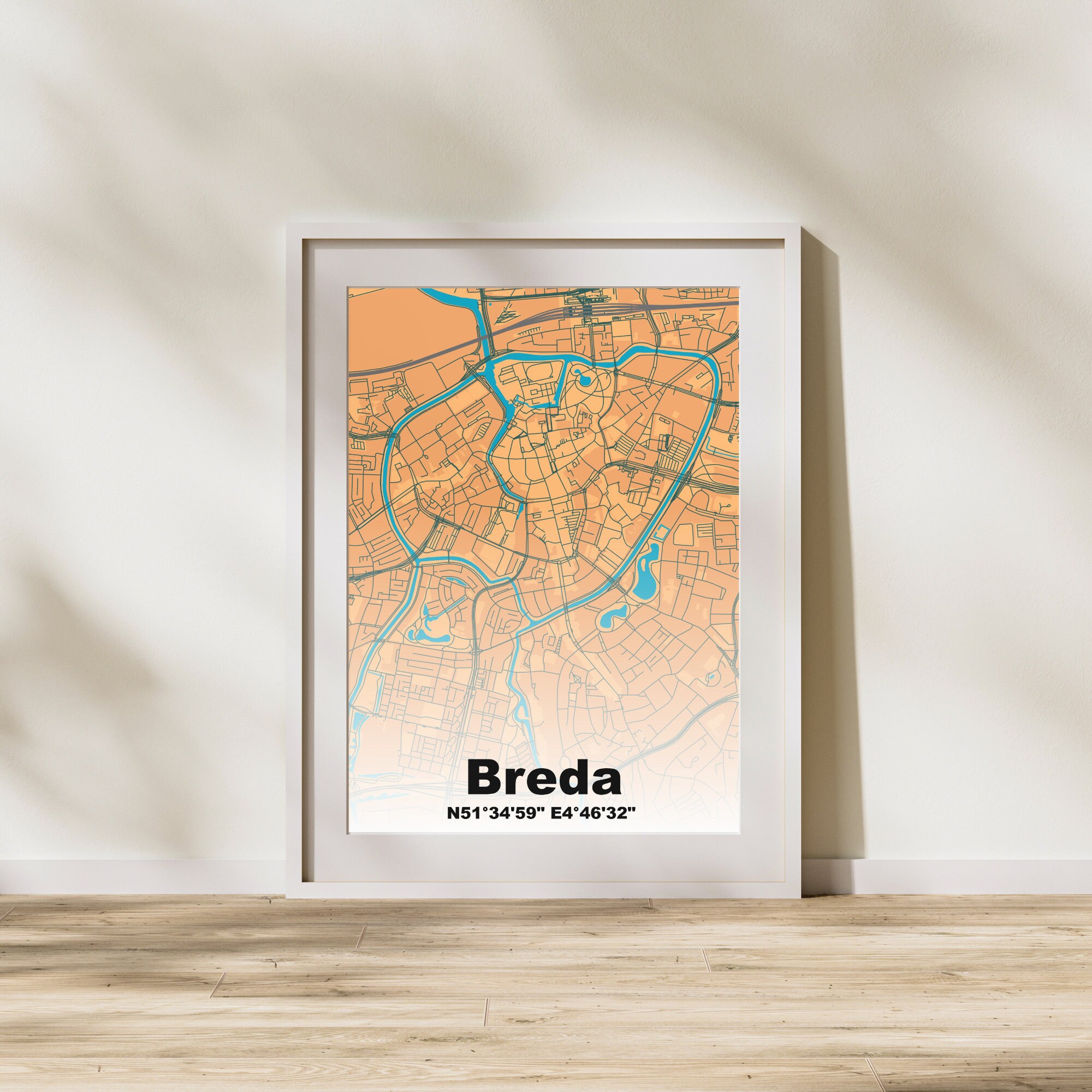 Mapping Posters Personalised Map Posters, Custom City Posters, Multiple Color ...