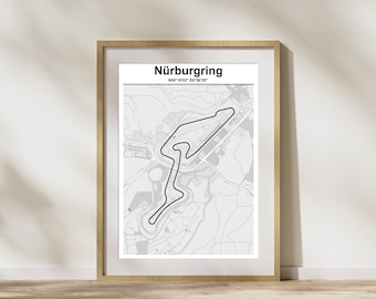 F1 circuit Poster Germany - Digital File, Australian GP Formule 1 Nürburgring - Formule one Poster Gift idea