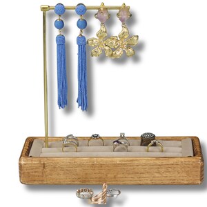 Wooden Ring/ Earring Display