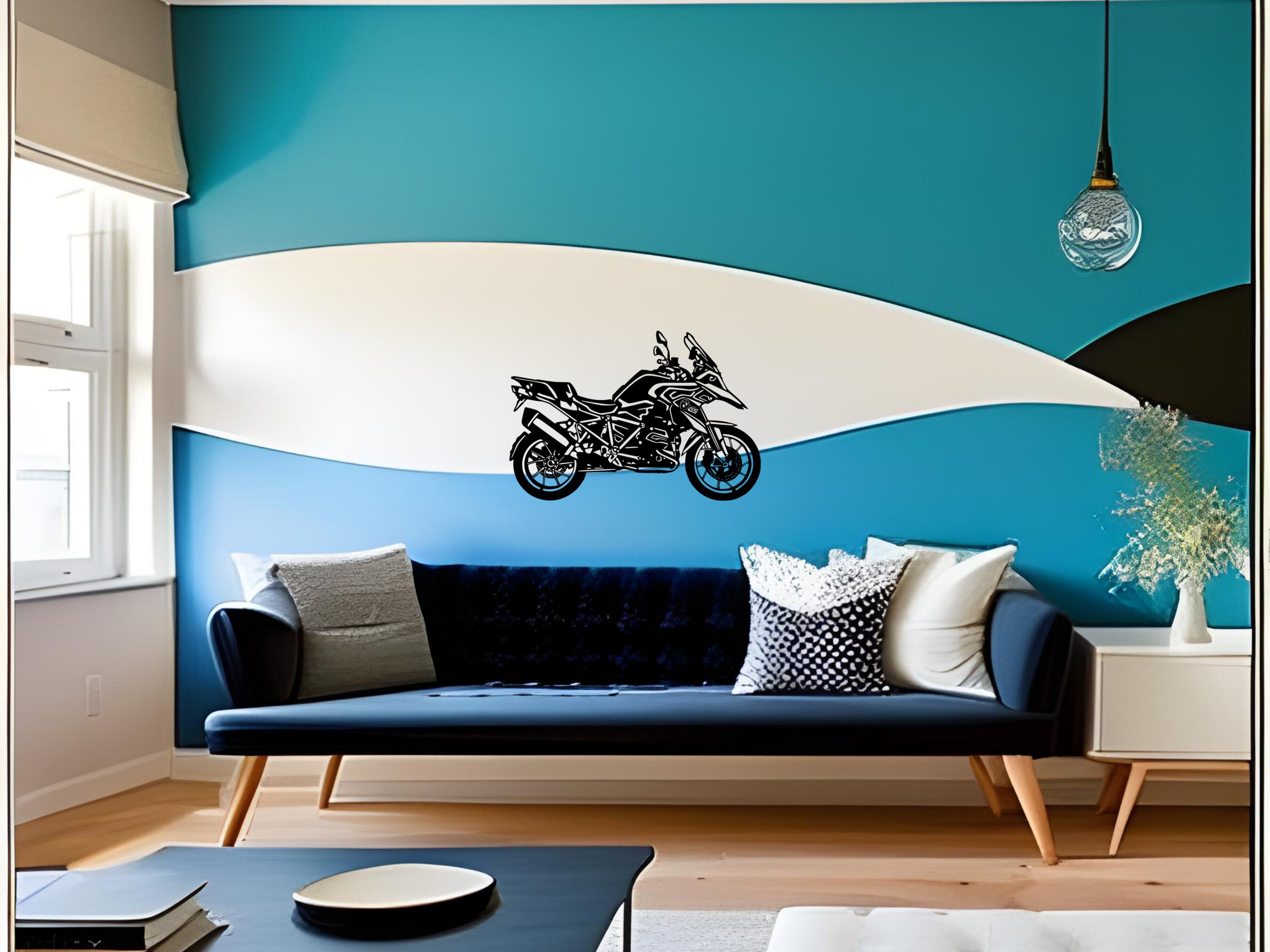 Motorcycle Metal Art Metal Motorcycle Sculpture Handmade Etsy