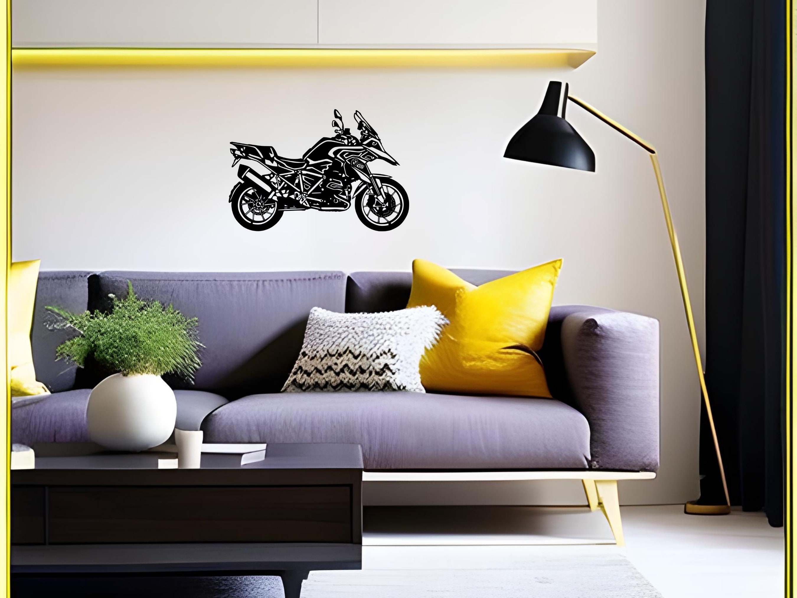 Motorcycle Metal Art Metal Motorcycle Sculpture Handmade Etsy