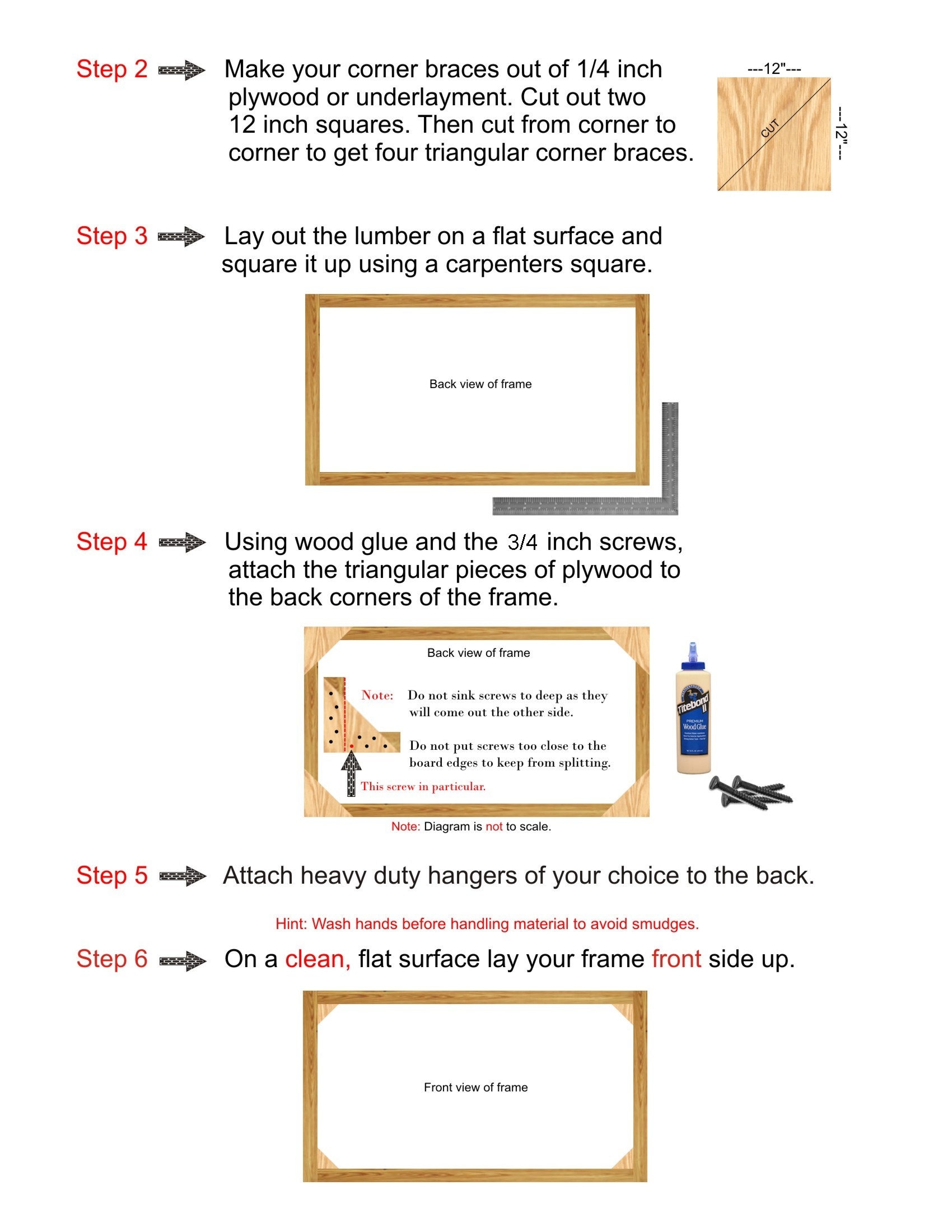 78 Diagonal 72x42 Actual Size Bare Projector Projection Screen Material