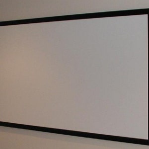 78&quot; diagonal (72&quot;x42&quot; actual size) Bare Projector Projection Screen Material Movie screen + Plans to Build a DIY Fixed Frame Made in USA!