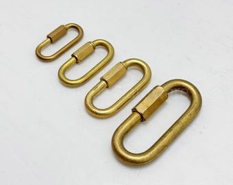 Cadena de latón con cierre de rosca: conecta cadenas para proyectos de decoración de techos y paredes.