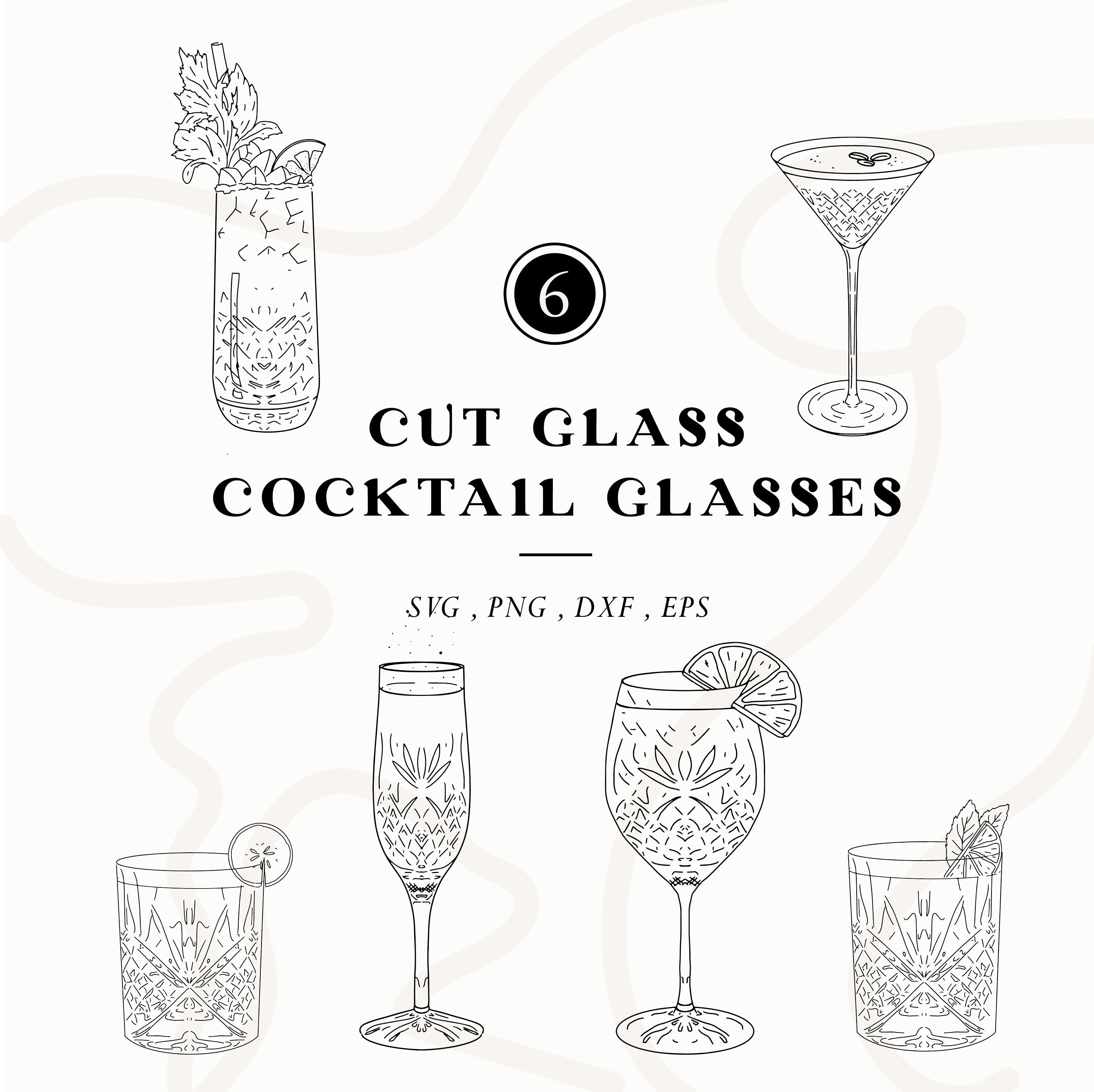 Cocktail Digital Downloads, Hand drawn black and white Illustration, Bloody Mary, Line Drawn Clipart, DIY Wedding Bar Menu, Espresso Martini