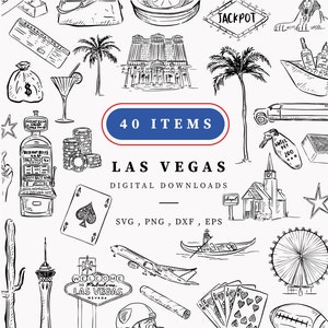 Icone vettoriali di Las Vegas, illustrazioni di download digitale USA, disegno del Grand Canyon, elemento illustrativo in bianco e nero del Nevada, arte stampabile