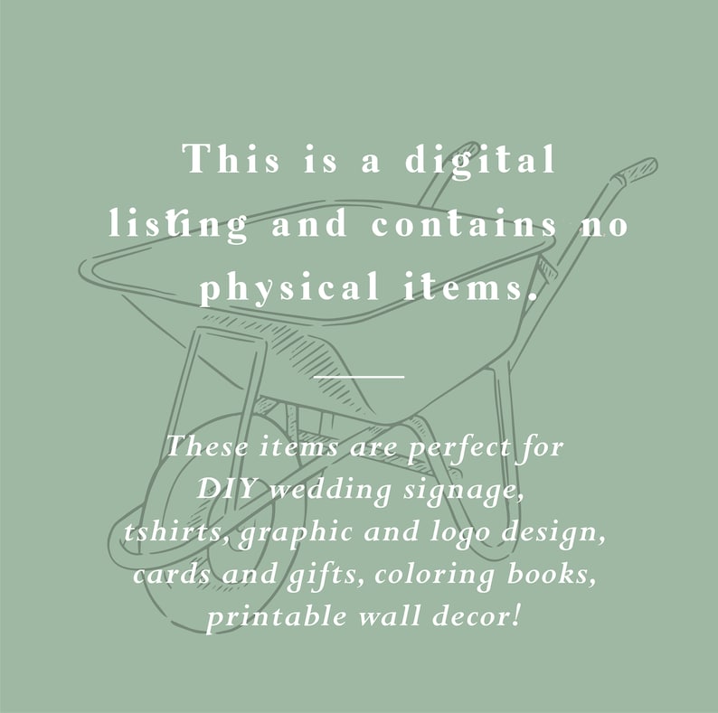 Trädgårdsclipart, digitala nedladdningar av trädgårdar, Png-, Svg-, Dxf- och Eps-filer med 300 dpi, trädgårdsmästare, omedelbar digital nedladdning, gummistövlar bild 3
