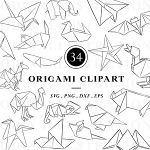 Origami Clip Art, DIY Wedding Sign, Paper Crane Digital Download, Vector Clipart, Commercial Use, Instant Download, Paper Samolot, Paper Fold