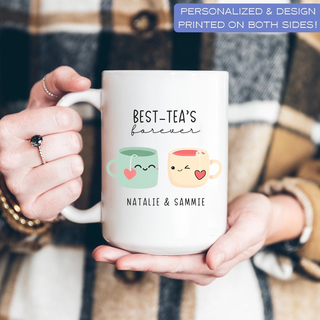 Custom Best Friend Mug, Personalized Bestie Cup, Funny Coffee Mug ...