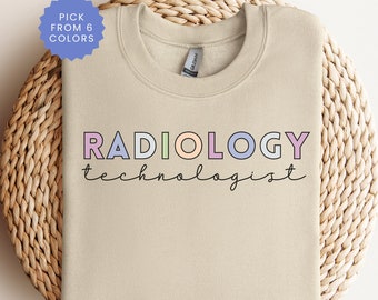 Radiology Sweatshirt, Radiology Gifts, RAD Tech Shirt, X-ray Technician Sweater, CT MRI Tech Graduation Gift, Radiology Nurse Crewneck