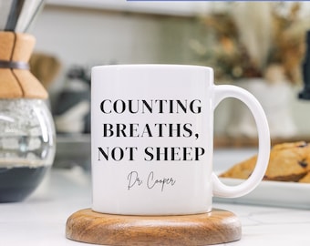 Funny Anesthesia Mug Custom Anesthesiologist Cup Gift, Nurse Anesthetist CRNA Gift, Personalized Doctor Name Coffee Mug CRNA Graduation Gift
