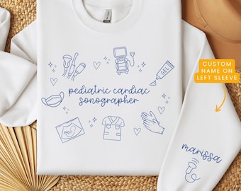 Perinatal Sonographer Sweatshirt, Personalized Ob Sonographer Gift, MFM Sonographer Sweatshirt, Ultrasound Sweater, Ultrasound Tech Gift