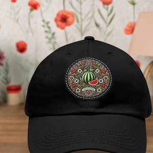Palestine Watermelon Hat, Palestinian Solidarity, Support Palestinian Rights, Anti Zionist Hat, Political Dad Cap, Palestinian Flag, Gaza