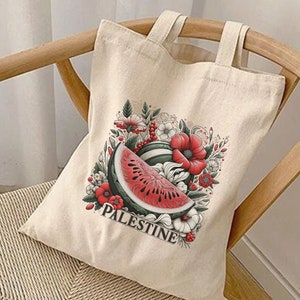 Palestine Tote Bag | Human Civil Rights Bag | Free Palestine | Arab Tote Bag | Gift Bag | Beach Bag | Gift For Her | Stop Gaza War Tote Bag