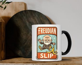 Funny Freud Joke Mug, Freud Mug, Psychologist Gifts, Psychologist Mug, Therapist Mug Gift, Funny Medical Psychology Humor, Funny Freud Gift