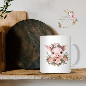 Flying Pigs Mug, Pig Owner Gift, Pig Lover Mug, Pig Coffee Mug, Farm Animal, Farmer Gift, Animal Lover, Charlotte's Web, Wilbur Prize Pig