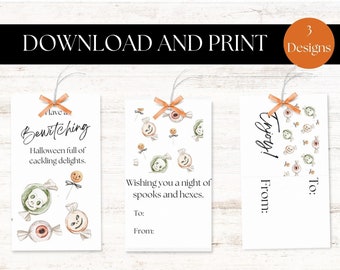 Cadeaukaartjes Halloween-cupcake: griezelige bedankkaartjes (afdrukbaar pdf-bestand)