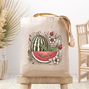 Palestine Tote Bag | Human Civil Rights Bag | Free Palestine | Arab Tote Bag | Gift Bag | Beach Bag | Gift For Her | Stop Gaza War Tote Bag