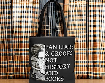 I Read Banned Books Tote Bag | Bibliophile Present | Library Bag Adult | I'M With The Banned Tote Bag | Social Justice Gift | Bookish Tote