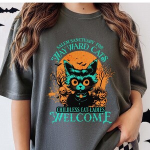 Kamala Harris 2024, Liberal Gift, Kamala Walz Shirt, Vote Blue, Proud Cat Lady Tee, 2024 Election Political Shirt, Halloween Cat, Childless