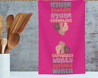 Feminist Kitchen Towel, Social Justice, Girl Power, Feminist Gift, Gift For Her, Feminist Art, Feminist Quote, Empowered Women, Feminism