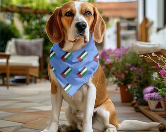Palestine Scarf For Pets, Palestinian Flag Dog Collar, Pet Bandana Collar, Cat Keffiyeh | Palestinian Keffiyeh, Dog Keffiyeh, Free Palestine