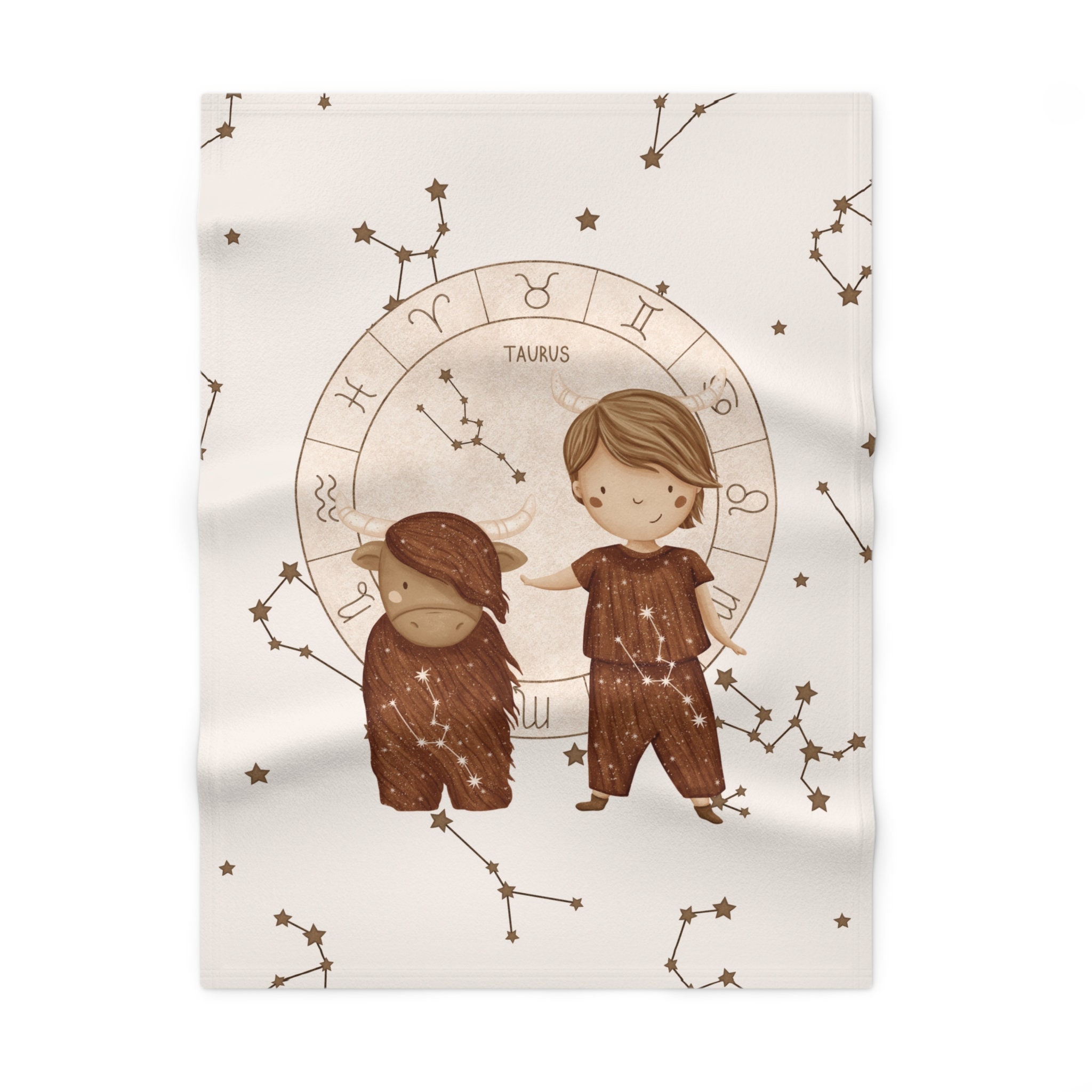 星座ベビーブランケット | 占星術プラッシュブランケット | ベビー