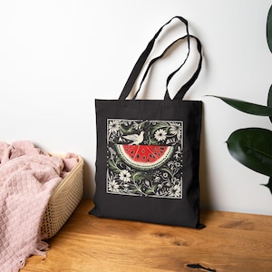 Palästina Tatreez Wassermelone Einkaufstasche, dies ist jetzt eine Wassermelone, wiederverwendbares Geschenk, palästinensisches Kunstwerk, niedliche Einkaufstasche, freies Palästina, freier Gaza