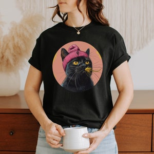 Is He Dead Yet Black Cat Shirt, Anti Trump Protest Shirt, Political Shirt, Subtle FDT, Funny Cat Shirt, Political Shirt, Resist And Persist