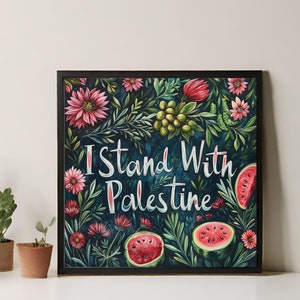 Palestine Watermelon Poster, Gallery Wall Art | Palestine Collection | Palestine Art | Jaffa Oranges | Free Palestine | Wall Print Art