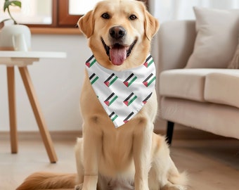 Palestine Scarf For Pets, Palestinian Flag Dog Collar, Pet Bandana Collar, Cat Keffiyeh | Palestinian Keffiyeh, Dog Keffiyeh, Free Palestine