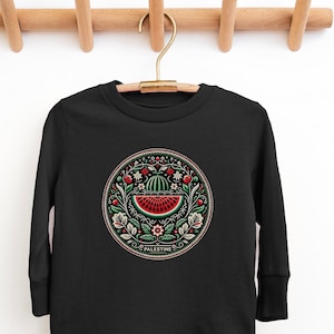 Palestine Watermelon Tshirt Kid Palestine Shirt| Free Palestine Shirt | Palestine Hoodie | Youth Shirt | Palestine Football| Watermelon Flag