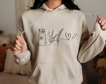 Salt Rosemary Lavender Love Hoodie, Halloween T-Shirt, Magic Spell Shirt, Practical Magic, Inspirational Shirt, Love Whenever You Can