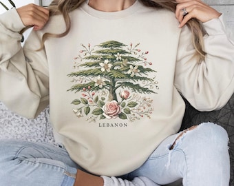 Lebanon Sweatshirt Vintage Beirut Crewneck Arab Clothing Cedars Don't Break Sweatshirt Unique Lebanese Apparel Lebanese Pride Beirut Baalbek