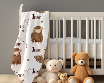 Kraamcadeau | Dierenriem babydeken | Sterrenbeeld Astrologie | Steenbok | Mystieke inrichting | Heksencadeau | Velveteen pluche, gepersonaliseerd