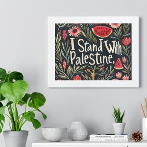 Palestine Watermelon Poster, Gallery Wall Art | Palestine Collection | Palestine Art | Jaffa Oranges | Free Palestine | Wall Print Art