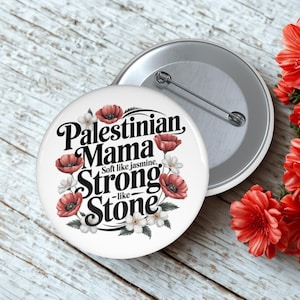 Palestine Button Pin | Free Gaza Pin | Palestine Flag Pin | Watermelon Pin | I Stand With Palestine | Free Palestine, Mothers Day Gift