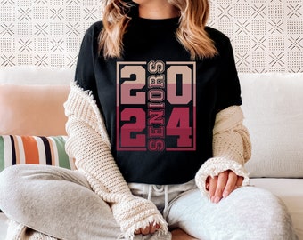 Seniors Shirt 2024, Our Final Chapter, Graduation Shirt, Class Of 2024 , Funny Senior Shirt, School Life Shirt, Back to School,Jersey Number