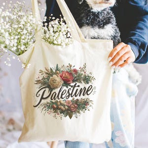 Palestine Tote Bag Tatreez Watermelon, This Is Now A Watermelon, Reusable Gift, Palestinian Artwork, Cute Tote Bag, Free Palestine,Free Gaza