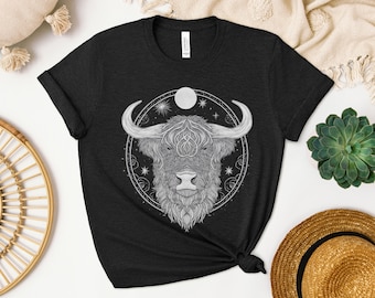 Highland Cow Tshirt, Highland Cow Cottagecore shirt, Highland Cow Crewneck, Highland Cow Shirt, Farm Love Shirt, Koe Cadeau voor haar
