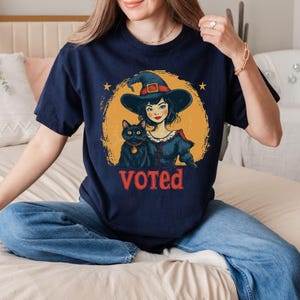 I Am Woman Watch Me Vote-Vote Shirt | Election Shirt | They Didn't Burn Witches | Vote 2024 Shirt | Women'S Vote | Voting Gift | RGB Tee
