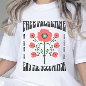 Pro Palestine Oversized T-Shirt | Free Gaza | Human Rights T-Shirt | 8 Billion People Tshirt | Free Palestine | Pro Palestine Tee Shirt,