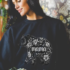 Mama beer-sweater | Grote maten kleding beschikbaar | Shirt voor moeder | Cadeau mamabeer | Sweater voor moeder | Mama Bear-hoody | Moederdagcadeau