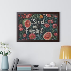 Palestine Watermelon Poster, Gallery Wall Art | Palestine Collection | Palestine Art | Jaffa Oranges | Free Palestine | Wall Print Art