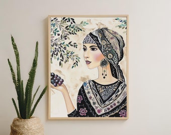 Palestine Wall Art | Palestine Poster Print | Palestine Custom Travel Print | Palestine Wall Decor | Palestine Travel Poster | Art Print