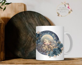 Bleib wild Mondkind Becher, Mondtasse, Bleib wild Mondkind, Mondphasenbecher, Mondphasen, CelestialMug, Mondkind, Hexenbecher, Hexe Aesthetic
