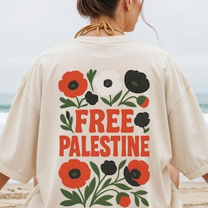 Palestine Shirt, Comfort Colors T-Shirt, Support Palestine Crewneck, Gaza Tee, Palestinian Gift,Free Palestine, Activist T,Stop Genocide