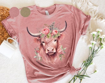 Highland Cow T-Shirt | Highland Cow Shirt | Livestock Tshirt | Cute Farmer T-Shirt | Scottish Cow Shirt | Scottish Highland Cow T, Farm Life