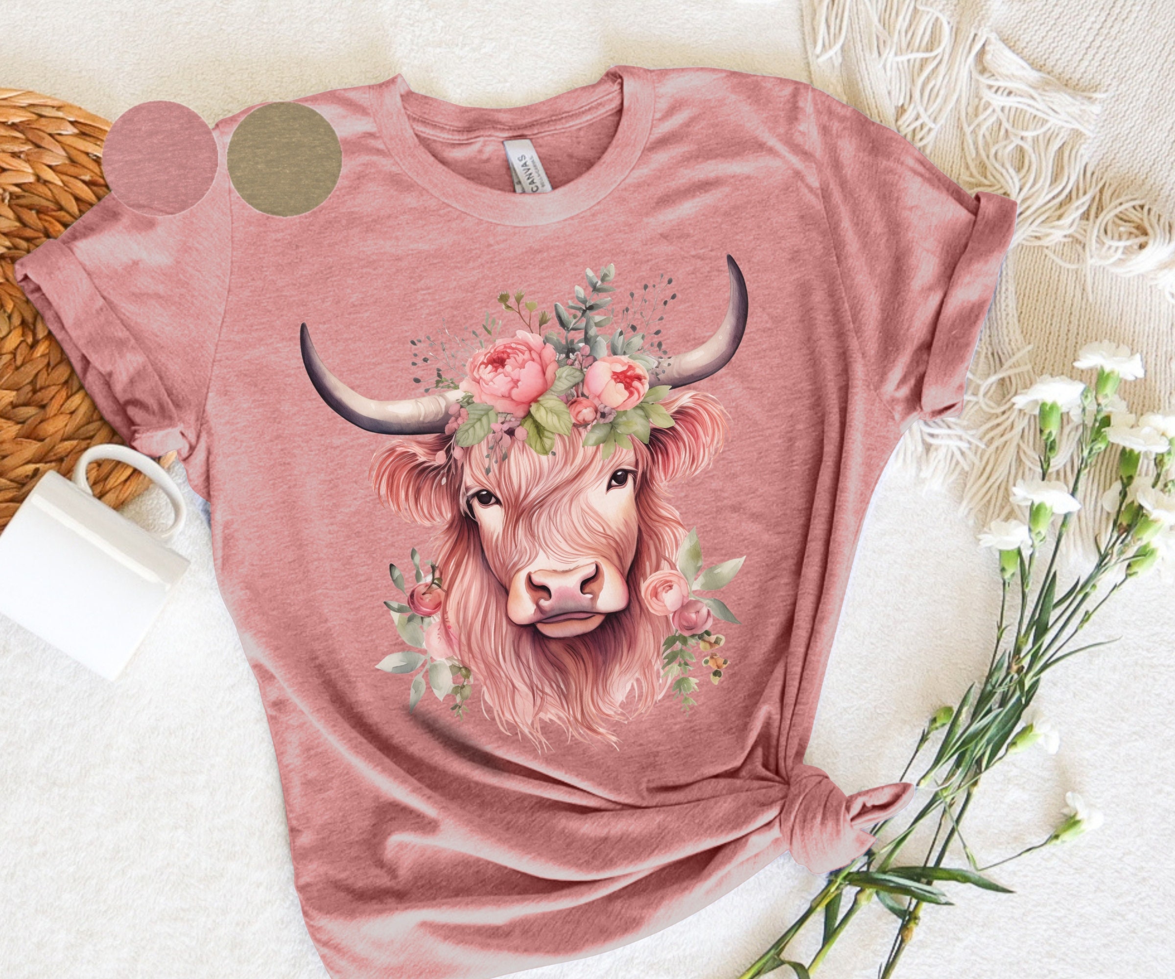 Highland Cow T-shirt | Highland Cow Shirt | Livestock Tshirt